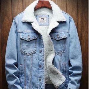 Winter Sherpa Denim Jacket